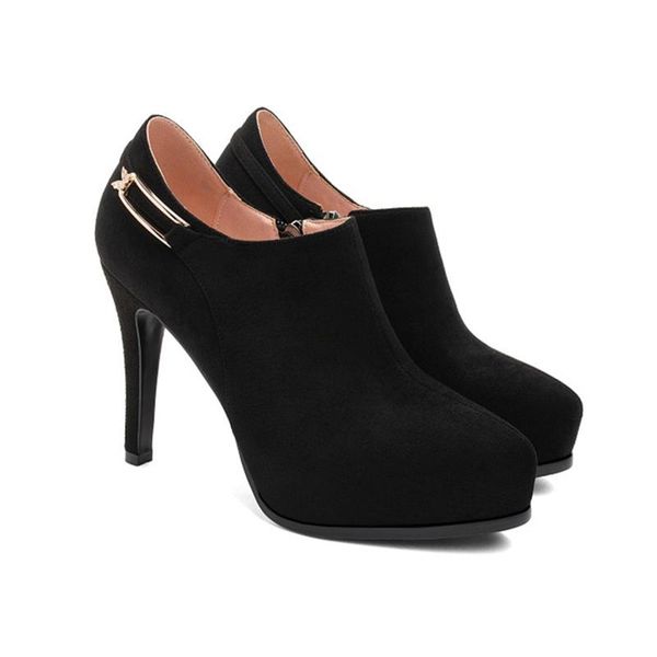boots 2021 arrival stiletto high heels pointed toe ankle for women office ladies waterproof platform shoes woman, Black
boots 2021 arrival stiletto high heels pointed toe ankle for women office ladies waterproof platform shoes woman, Black