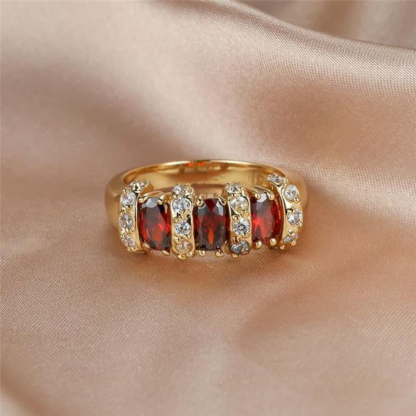 wedding rings vintage female red crystal stone jewelry charm gold color thin for women cute bride oval zircon engagement ring, Slivery;golden
wedding rings vintage female red crystal stone jewelry charm gold color thin for women cute bride oval zircon engagement ring, Slivery;golden