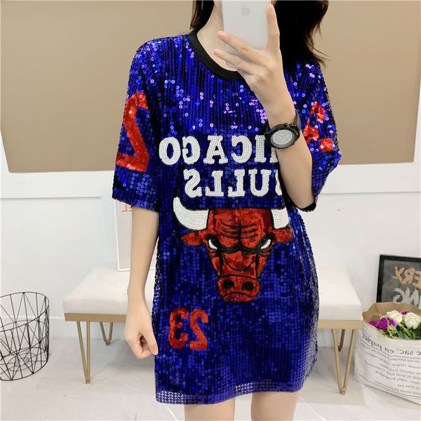 tee chic europe women sequined bullish t-shirt chinese year festival celebrity couture fashion bull lady dress, White
tee chic europe women sequined bullish t-shirt chinese year festival celebrity couture fashion bull lady dress, White