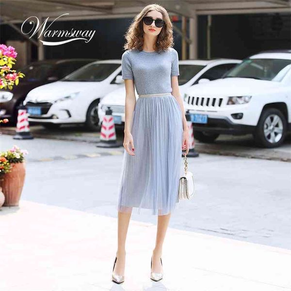 warmsway silver shiny lurex knitted womens two piece sets o-neck short sleeve t shirt + high waist mesh skirt c-069 210522, White
warmsway silver shiny lurex knitted womens two piece sets o-neck short sleeve t shirt + high waist mesh skirt c-069 210522, White