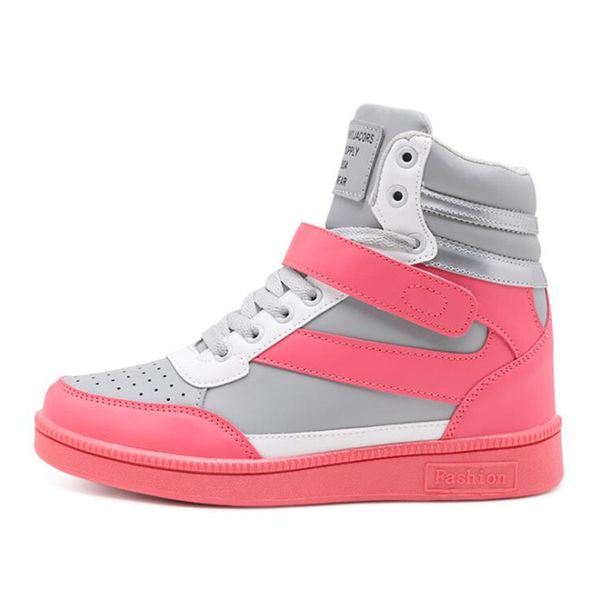 Women Wedge Boots Espadrilles Platform Hidden Increasing Sneakers PU Leather Shoe New Woman Breathable High Top White Boots, Green
Women Wedge Boots Espadrilles Platform Hidden Increasing Sneakers PU Leather Shoe New Woman Breathable High Top White Boots, Green