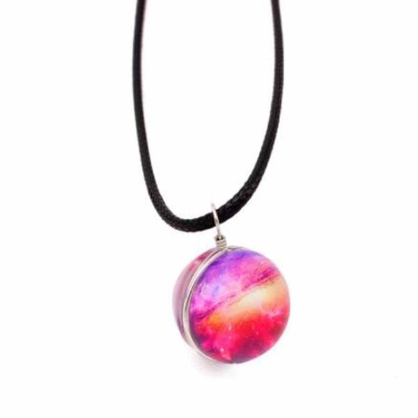 pendant necklaces transparent glass ball necklace gift jewelry handmade fantasy sky universe glow in the dark luminous purple red, Silver
pendant necklaces transparent glass ball necklace gift jewelry handmade fantasy sky universe glow in the dark luminous purple red, Silver