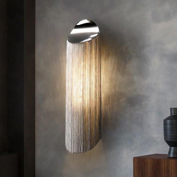 nordic aluminum chain fringed wall lamps modern living room decorated luxury bedroom gold silver sconces lights lighting lamp
nordic aluminum chain fringed wall lamps modern living room decorated luxury bedroom gold silver sconces lights lighting lamp