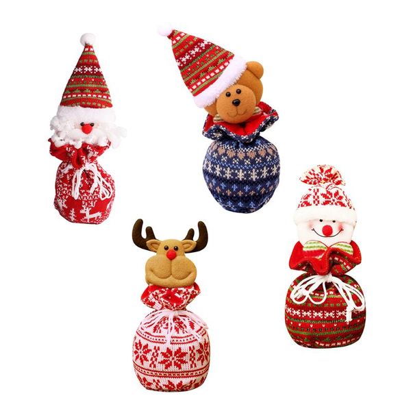 christmas decorations 4pcs knitting gift pouch candy bag apple storage drawstring bags
christmas decorations 4pcs knitting gift pouch candy bag apple storage drawstring bags