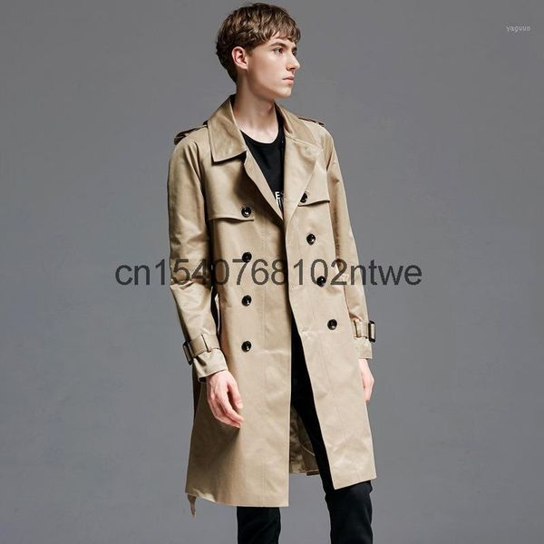 changfengyi men's spring and autumn double breasted loose coat large 11061 jackets, Black;brown
changfengyi men's spring and autumn double breasted loose coat large 11061 jackets, Black;brown