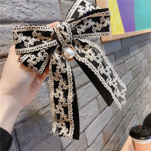 hair accessories 1pcs temperament double lace bow clip embroidery girls women's clips spring female
hair accessories 1pcs temperament double lace bow clip embroidery girls women's clips spring female