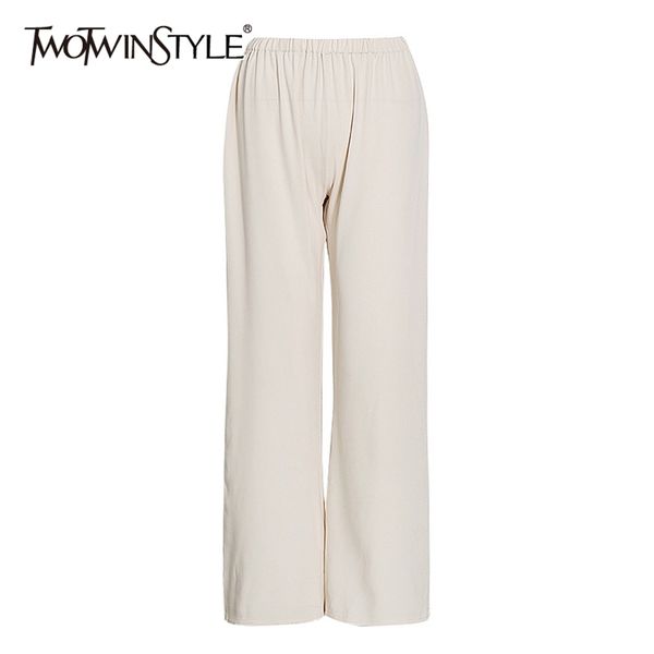 casual loose wide leg pants for female high waist elastic straight solid trouser fashion clothing 210521, Black;white
casual loose wide leg pants for female high waist elastic straight solid trouser fashion clothing 210521, Black;white