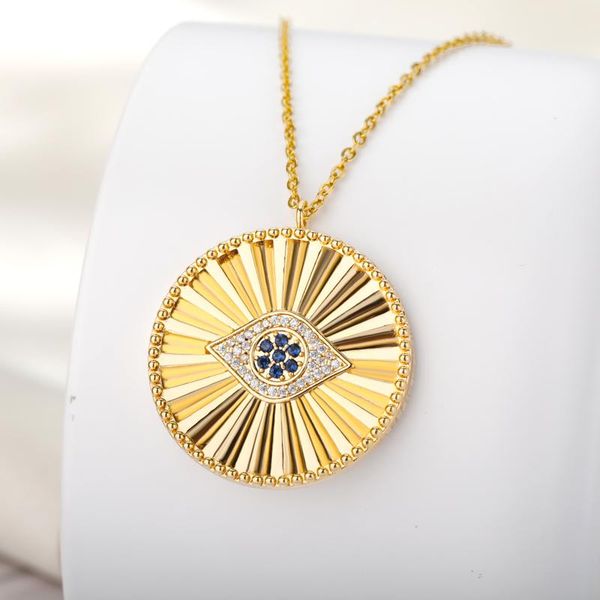 chains round turkey blue zircon evil eyes necklace for women cryastal eye choker gold sliver color stainless steel jewelry, Silver
chains round turkey blue zircon evil eyes necklace for women cryastal eye choker gold sliver color stainless steel jewelry, Silver