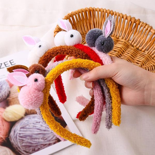 hair accessories korean version hoop cute children plush headdress cartoon hairpin ear headband band girl, Slivery;white
hair accessories korean version hoop cute children plush headdress cartoon hairpin ear headband band girl, Slivery;white
