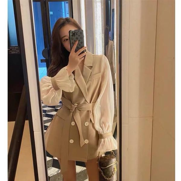 casual dresses chic elegant patchwork blazer dress for women spring autumn lace up lantern sleeve mini suit ladies harajuku vestidos, Black;gray
casual dresses chic elegant patchwork blazer dress for women spring autumn lace up lantern sleeve mini suit ladies harajuku vestidos, Black;gray
