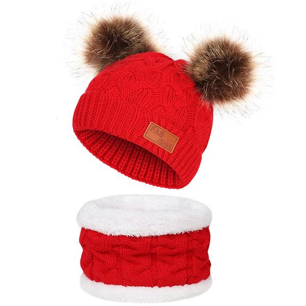 caps & hats autumn winter children's double-layer wool ball twist knit hat scarf suit boy girl baby warm, Yellow
caps & hats autumn winter children's double-layer wool ball twist knit hat scarf suit boy girl baby warm, Yellow