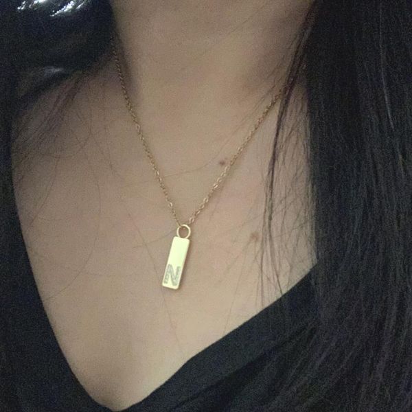 pendant necklaces simple zircon initial letter square tag charm choker necklace minimalist copper gold color alphabet geometric collar steel, Silver
pendant necklaces simple zircon initial letter square tag charm choker necklace minimalist copper gold color alphabet geometric collar steel, Silver