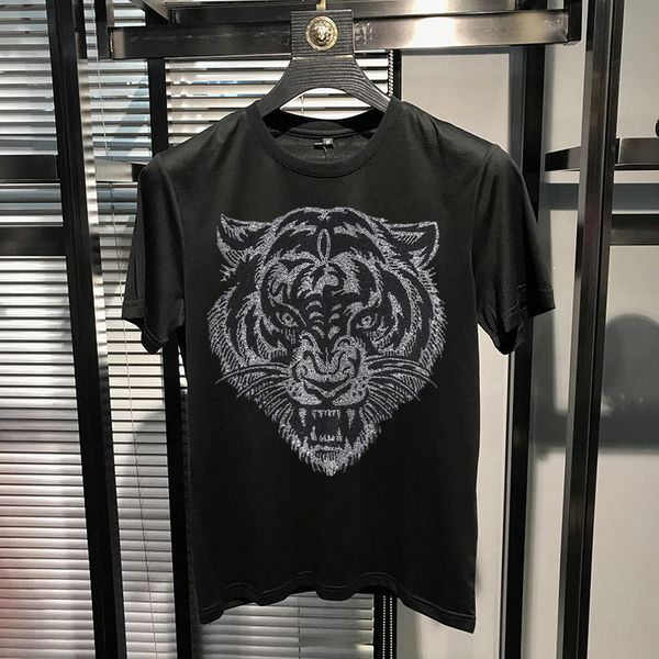 men's t-shirts the man-branded neck fashion t-shirt 3-d tiger head three-dimensional design thin diamond short sleeves g6m0, White;black
men's t-shirts the man-branded neck fashion t-shirt 3-d tiger head three-dimensional design thin diamond short sleeves g6m0, White;black
