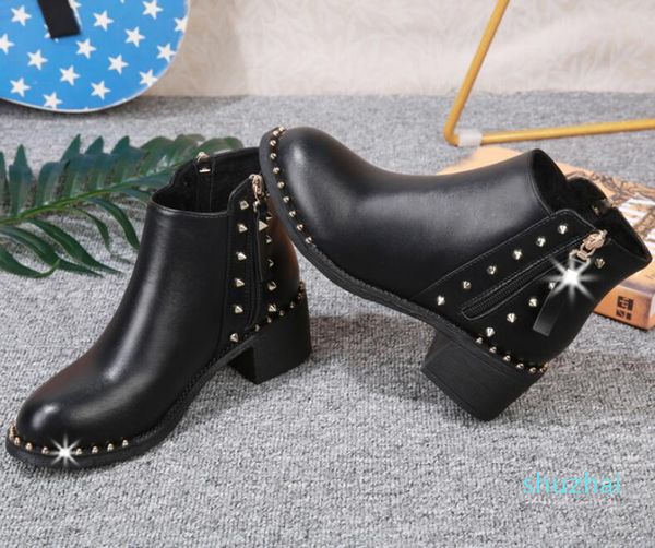 new arrived genuine leather design classic nightclub girl party fashion increase ladies ankle punk locomotive boots, Black
new arrived genuine leather design classic nightclub girl party fashion increase ladies ankle punk locomotive boots, Black