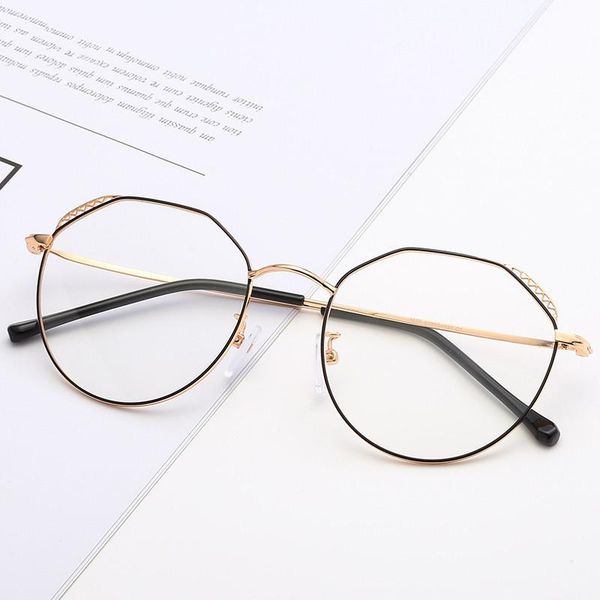 fashion sunglasses frames ultralight personality polygon glasses frame myopia men women students plain mirror trend male 655, Black
fashion sunglasses frames ultralight personality polygon glasses frame myopia men women students plain mirror trend male 655, Black