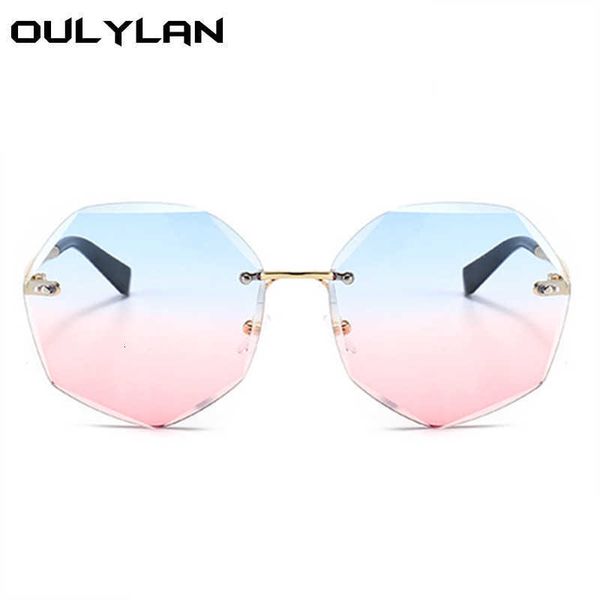 luxury designer sunglasses oulylan rimless round women gradient oversized sun glasses vintage female blue pink eyewear shades uv400 0622, White;black
luxury designer sunglasses oulylan rimless round women gradient oversized sun glasses vintage female blue pink eyewear shades uv400 0622, White;black
