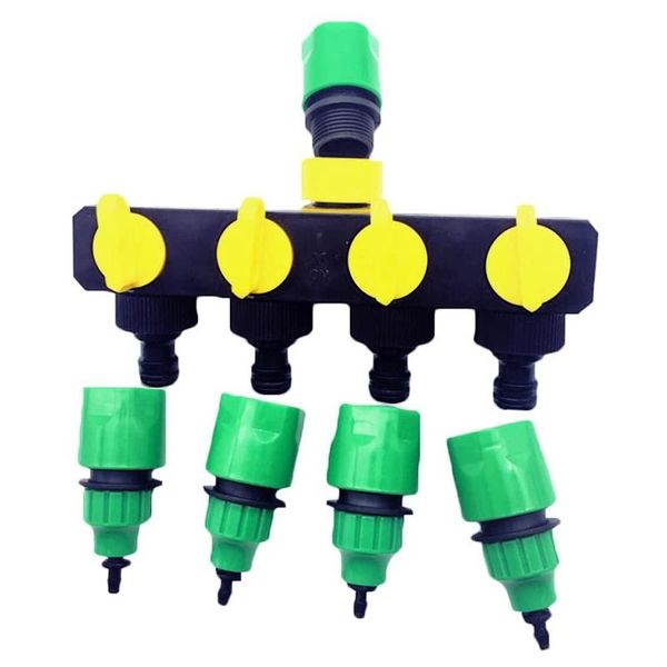 watering equipments 4-way manifold, drip irrigation, 4mm inside diameter, hose connector
watering equipments 4-way manifold, drip irrigation, 4mm inside diameter, hose connector