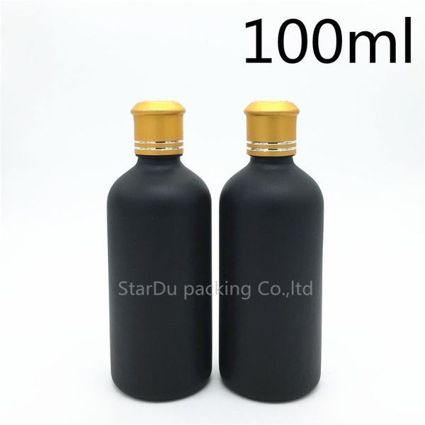 storage bottles & jars 200pcs/lot 100ml black frosted glass bottle 100cc vials essential oil with gold cover perfume
storage bottles & jars 200pcs/lot 100ml black frosted glass bottle 100cc vials essential oil with gold cover perfume