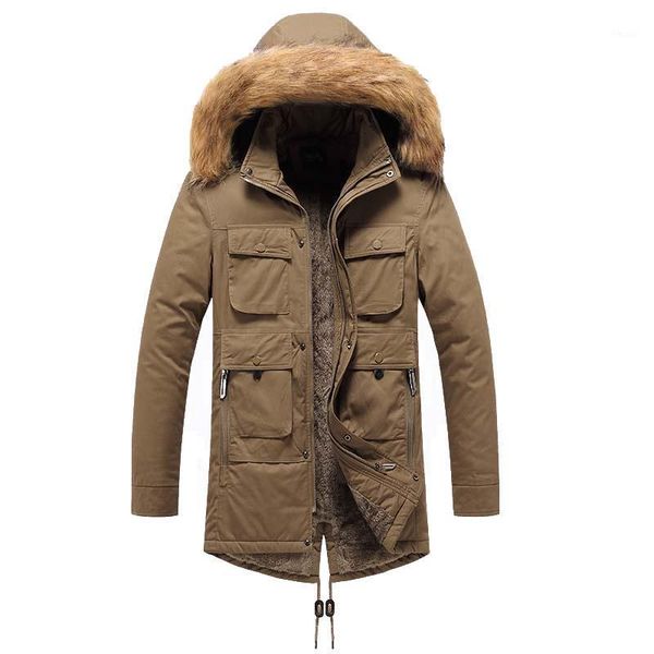men's down & parkas winter parke jacket with velvet medium length coat detachable hood thick 100% cotton outdoor casual1, Black
men's down & parkas winter parke jacket with velvet medium length coat detachable hood thick 100% cotton outdoor casual1, Black