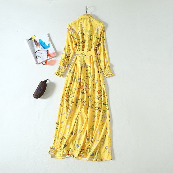 dresses autumn fashion long women turn-down collar colorful floral print long shirt style maxi yellow, Black;gray
dresses autumn fashion long women turn-down collar colorful floral print long shirt style maxi yellow, Black;gray