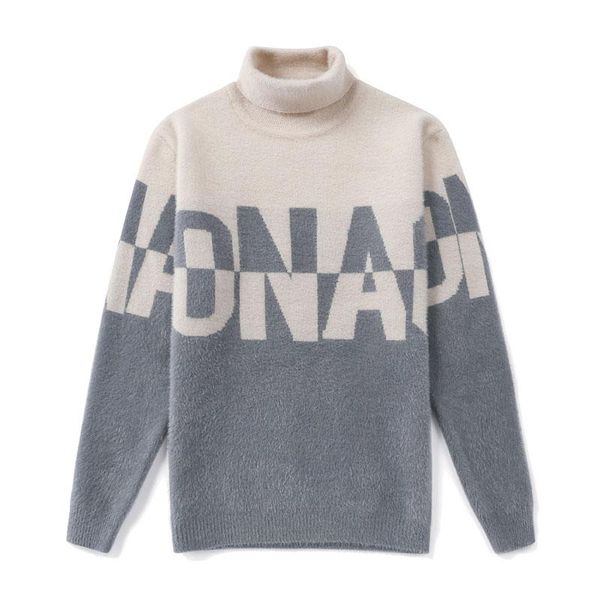 men's sweaters winter turtleneck sweater oversized letter villus warm knitted harajuku anime pullover fashion men clothing, White;black
men's sweaters winter turtleneck sweater oversized letter villus warm knitted harajuku anime pullover fashion men clothing, White;black