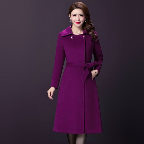 casual dresses women wool blends long coat autumn winter fashion sashes woolen jacket slim outerwear female 9qag, Black;gray
casual dresses women wool blends long coat autumn winter fashion sashes woolen jacket slim outerwear female 9qag, Black;gray