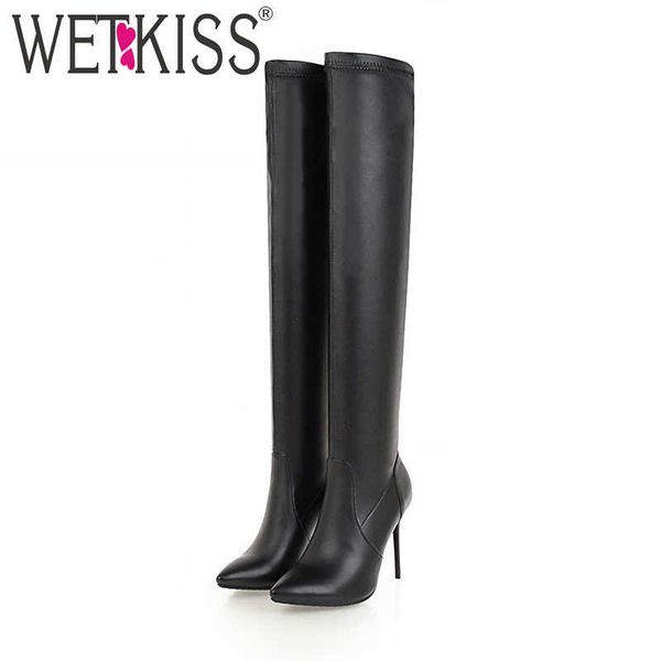wetkiss plus size over the knee boots pu pointed toe footwear stretch female boot party high heels shoe winter boots 210630, Black
wetkiss plus size over the knee boots pu pointed toe footwear stretch female boot party high heels shoe winter boots 210630, Black
