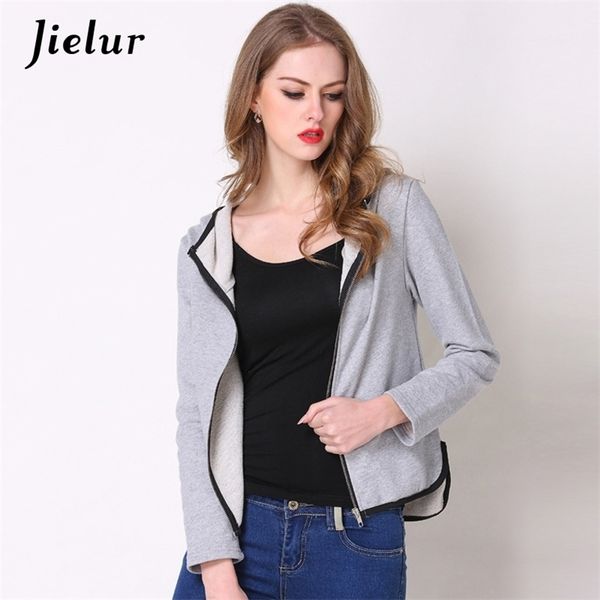 europe spring fall high waist short jacket women hooded zipper gray hoody simple lady street small coat female s-xl 210426, Black;brown
europe spring fall high waist short jacket women hooded zipper gray hoody simple lady street small coat female s-xl 210426, Black;brown