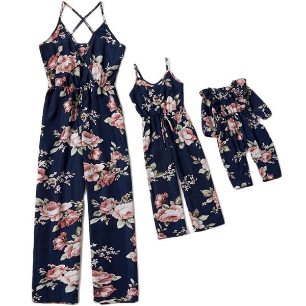 family matching outfits clothes mother daughter and baby summer flowers jumpsuit 2021 parent child, Blue
family matching outfits clothes mother daughter and baby summer flowers jumpsuit 2021 parent child, Blue