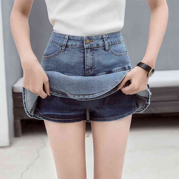 retro denim shorts skirt women summer 2021 streetwear ladies short skirts jeans casual all match elastic ball gown saia female, Black
retro denim shorts skirt women summer 2021 streetwear ladies short skirts jeans casual all match elastic ball gown saia female, Black
