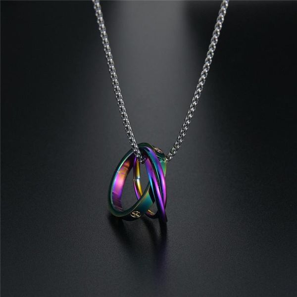 pendant necklaces three layers titanium steel round necklace colorful with rhinestones circle multi discolour rainbow charm for women, Silver
pendant necklaces three layers titanium steel round necklace colorful with rhinestones circle multi discolour rainbow charm for women, Silver