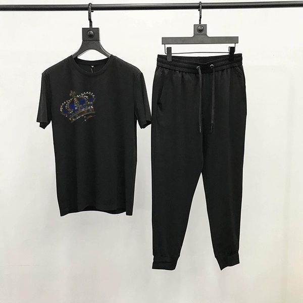 men's tracksuits 2021 tracksuit slim designer diamond crown sets casual short sleeve 2-piece jogging summer t-shirt, Gray
men's tracksuits 2021 tracksuit slim designer diamond crown sets casual short sleeve 2-piece jogging summer t-shirt, Gray
