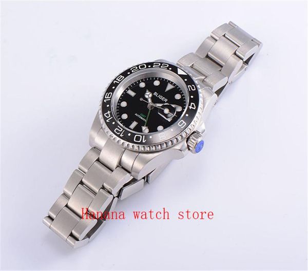 wristwatches arrival business style 40mm sapphire glass gmt function nologo dial self winding men watch jubilee mental strap, Slivery;brown
wristwatches arrival business style 40mm sapphire glass gmt function nologo dial self winding men watch jubilee mental strap, Slivery;brown