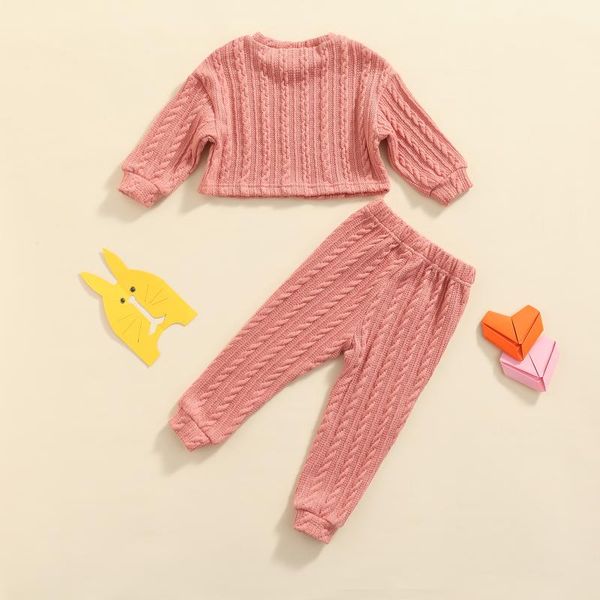 clothing sets children\u2021s knitted t-shirt and trousers set fresh solid color long sleeve pants, White
clothing sets children\u2021s knitted t-shirt and trousers set fresh solid color long sleeve pants, White