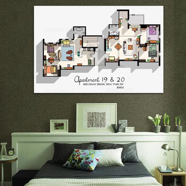 paintings friends tv series apartment 19 & 20 poster painting art print canvas home decor picture wall
paintings friends tv series apartment 19 & 20 poster painting art print canvas home decor picture wall