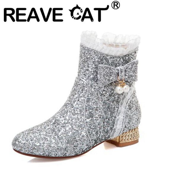princess lace ankle boots bowtie pearl crystal sequined cloth round toe zip 2.5cm short heel us12 pink silver a4212, Black
princess lace ankle boots bowtie pearl crystal sequined cloth round toe zip 2.5cm short heel us12 pink silver a4212, Black