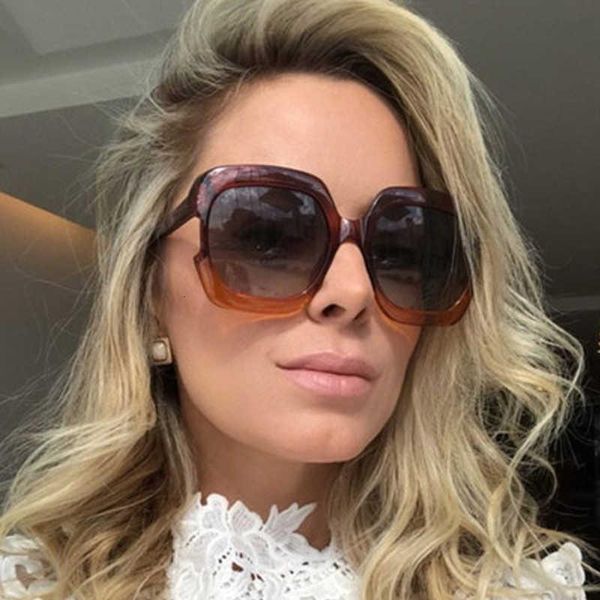 sunglasses large frame gradient woman square brand designer shades vintage riding glass uv women in, White;black
sunglasses large frame gradient woman square brand designer shades vintage riding glass uv women in, White;black