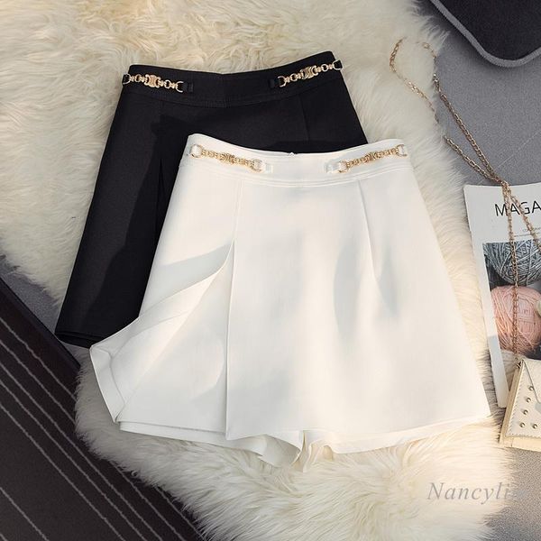 women's shorts women 2021 summer casual high waist wide leg short white black office all-match nancylim
women's shorts women 2021 summer casual high waist wide leg short white black office all-match nancylim