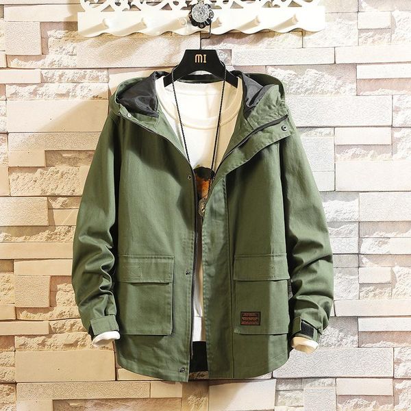 men's jackets 5xl-m autumn winter hooded oversized jacket men clothing 2021 fashion big pockets loose casual jaqueta masculina sale, Black;brown
men's jackets 5xl-m autumn winter hooded oversized jacket men clothing 2021 fashion big pockets loose casual jaqueta masculina sale, Black;brown