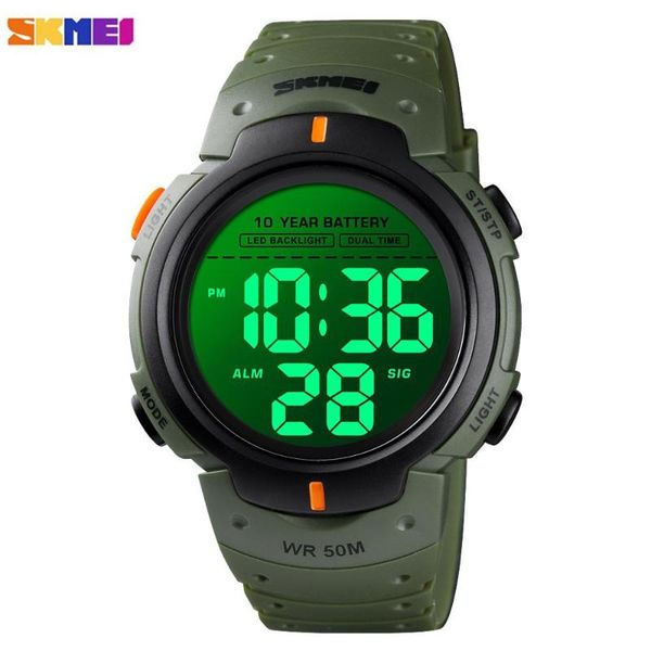wristwatches skmei 5bar waterproof men sports watches luminous male clock satch alarm electronic battery lasts for 10 years, Slivery;brown
wristwatches skmei 5bar waterproof men sports watches luminous male clock satch alarm electronic battery lasts for 10 years, Slivery;brown