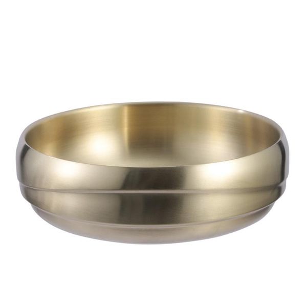 bowls 1pc stainless steel cold noodle bowl kitchen soup container (golden)
bowls 1pc stainless steel cold noodle bowl kitchen soup container (golden)