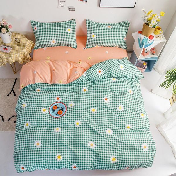 bedding sets small daisy lattice duvet cover set 3/4 pcs modern bedclothes ab desgin bed sheet pillowcase comforter for home oceania
bedding sets small daisy lattice duvet cover set 3/4 pcs modern bedclothes ab desgin bed sheet pillowcase comforter for home oceania