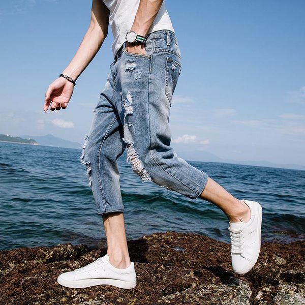 men's pants 2021 denim shorts cropped summer thin loose wide-leg straight-leg casual, Black
men's pants 2021 denim shorts cropped summer thin loose wide-leg straight-leg casual, Black