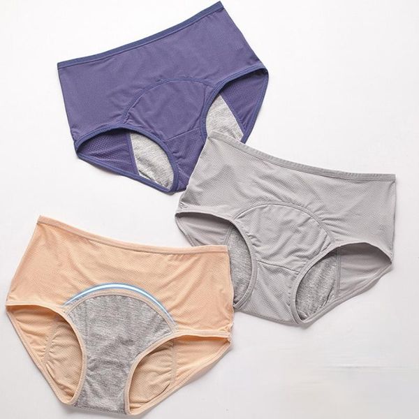 women's panties large size period women leak proof breathable menstrual girl underwear cotton mid waist warm health briefs, Black;pink
women's panties large size period women leak proof breathable menstrual girl underwear cotton mid waist warm health briefs, Black;pink