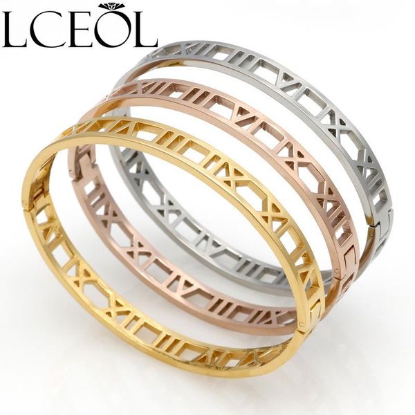 bangle fashion hollow out titanium steel roman numerals bracelet for women brand gold wide cuff number, Black
bangle fashion hollow out titanium steel roman numerals bracelet for women brand gold wide cuff number, Black
