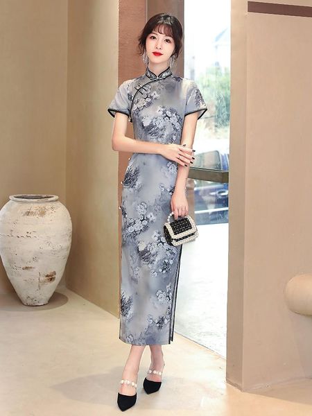 novelty women spring long straight cheongsam dresses short sleeve loose vintage qipao dress chinese style fashion skirt ethnic clothing, Red
novelty women spring long straight cheongsam dresses short sleeve loose vintage qipao dress chinese style fashion skirt ethnic clothing, Red