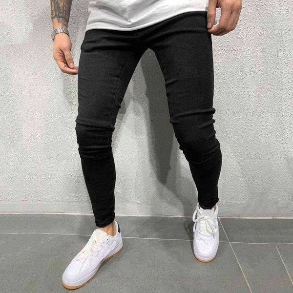 classic cowboys young man jogging pants pencil jeans slim men trousers casual pocket pants streetwear mens denim jeans 210622, Blue 
classic cowboys young man jogging pants pencil jeans slim men trousers casual pocket pants streetwear mens denim jeans 210622, Blue