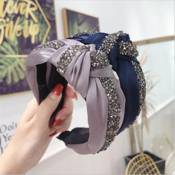 high-end hair accessories women's solid color super flash diamond knotted wide-brimmed headband wild band headwear1
high-end hair accessories women's solid color super flash diamond knotted wide-brimmed headband wild band headwear1