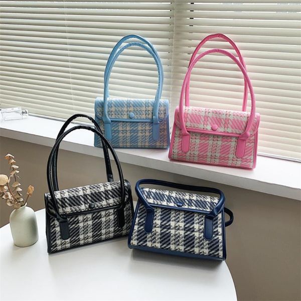 evening bags women tartan fashion pu leather patchwork small shoulder underarm bag ladies autumn winter simple style handle handbags 
evening bags women tartan fashion pu leather patchwork small shoulder underarm bag ladies autumn winter simple style handle handbags