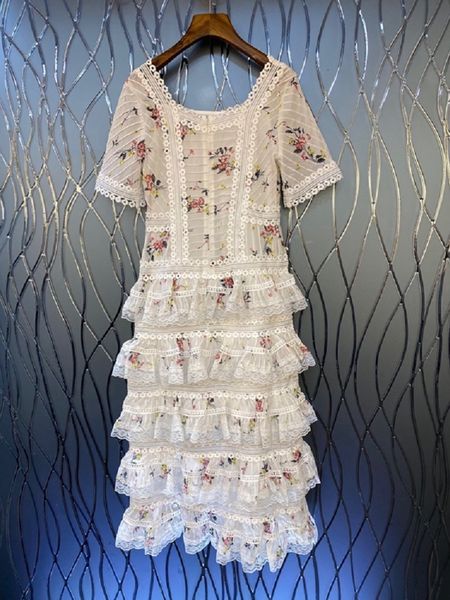 dresses new spring summer party evening vestidos women o-neck cascading ruffle lace embroidery deco vintage robe, Black;gray
dresses new spring summer party evening vestidos women o-neck cascading ruffle lace embroidery deco vintage robe, Black;gray